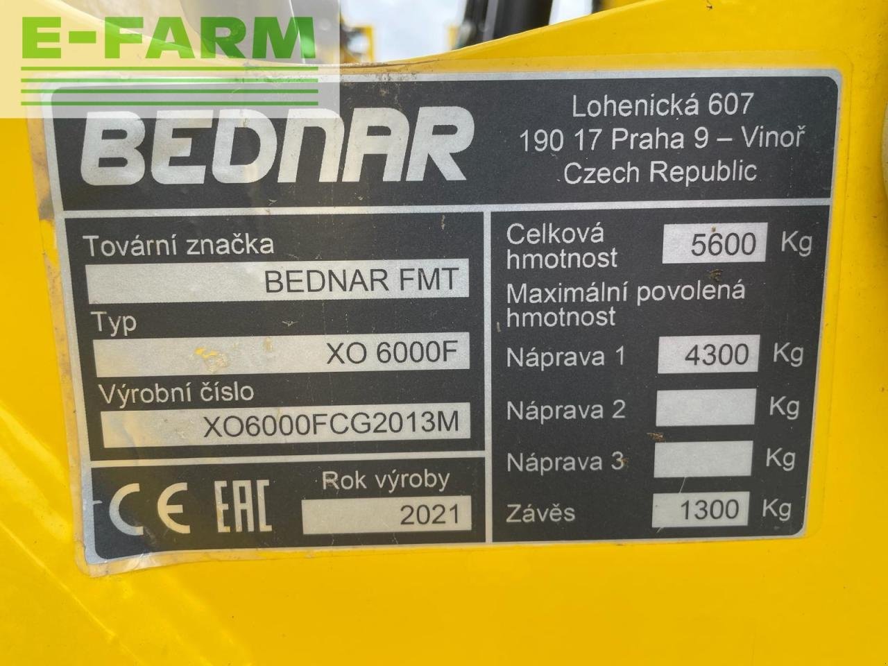 Kurzscheibenegge za tip Bednar Bednar XO6000F Svifter disc, Gebrauchtmaschine u Hamburg (Slika 8)